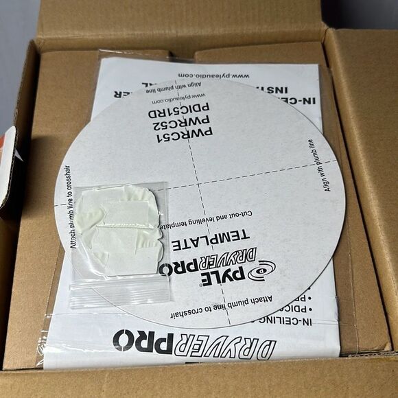 Pyle PDIC51RD 150W 5.25" Round Flush Mount In-Wall/Ceiling Home Speakers, 2 Pack - Picture 3 of 6